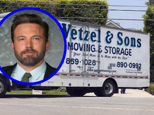 Aseguran que Ben Affleck recibió un camión de mudanza en su nueva casa - El Diario NY