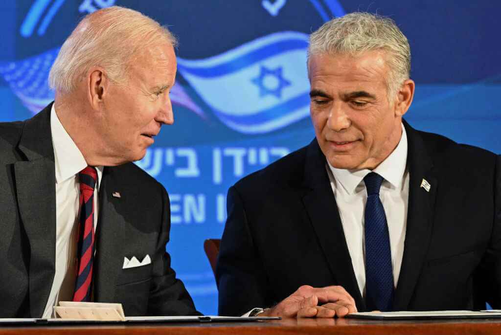 Israeli opposition leader fears Israel will be blamed if Biden loses reelection