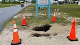 WATCH OUT: Sinkholes formed at Mexico Beach park