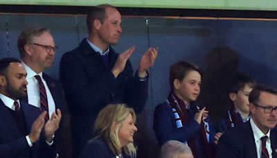 Prince William and Prince George Attend Soccer Match After Royal Family Duties Were Canceled