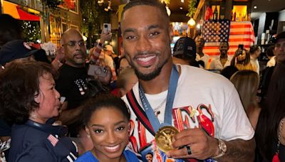 Jonathan Owens Honors Wife Simone Biles Following Olympics Win