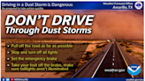 TxDOT warns of blowing dust causing hazardous driving conditions