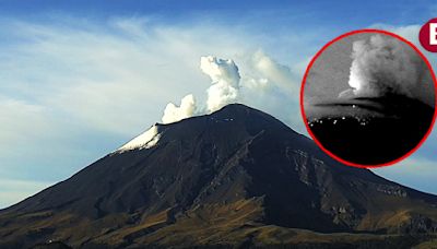 ¡'Ruge' el Popocatépetl! Lanza material incandescente y registra 84 exhalaciones