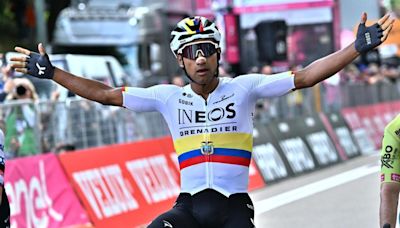 Así va Jhonatan Narváez en la etapa 4 del Giro de Italia