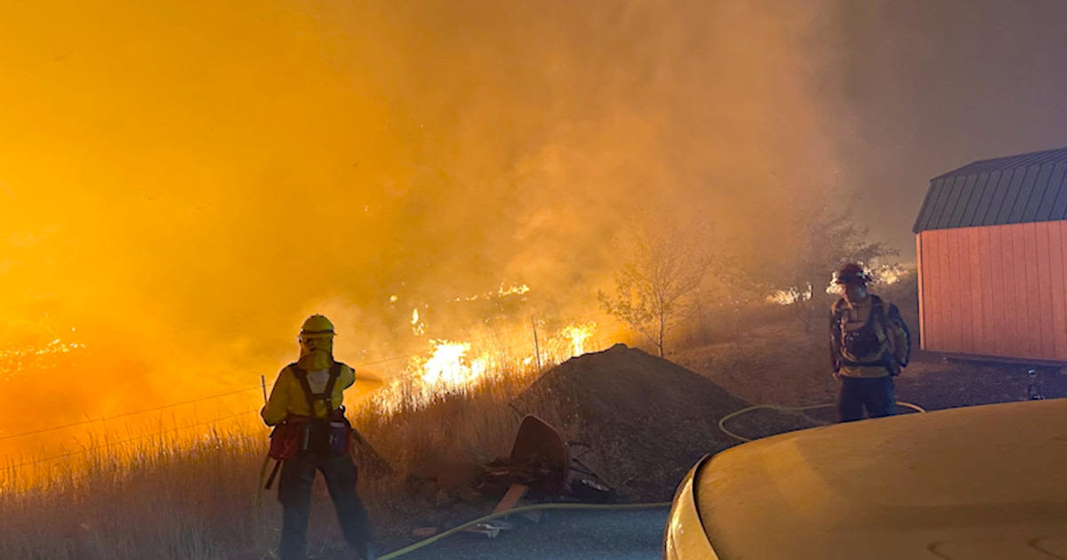 Oregon fire grows large enough to create its own weather as firefighters scramble to battle Western blazes