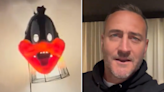 Actor Will Mellor discovers ‘kinky’ prop in London hotel room