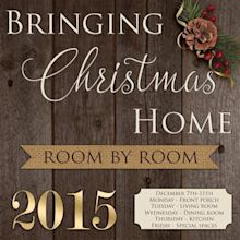 Christmas Tree Lane: Bringing Christmas Home Christmas Home Tour 2015