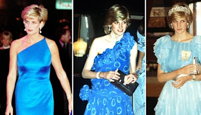 A Bridgerton Gown Features Fabric Used on a Princess Diana Dress