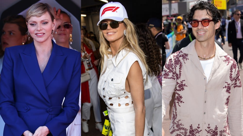Stars at F1 Monaco Grand Prix: Princess Charlene, Joe Jonas, Heidi and Leni Klum and More