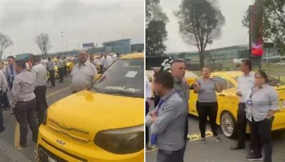 Alcaldía de Bogotá confirma desbloqueo de vías de acceso al aeropuerto El Dorado, tras listado de acuerdos con taxistas