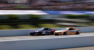 Ross Chastain exits early after Stage 2 crash at Pocono, dips in playoff standings