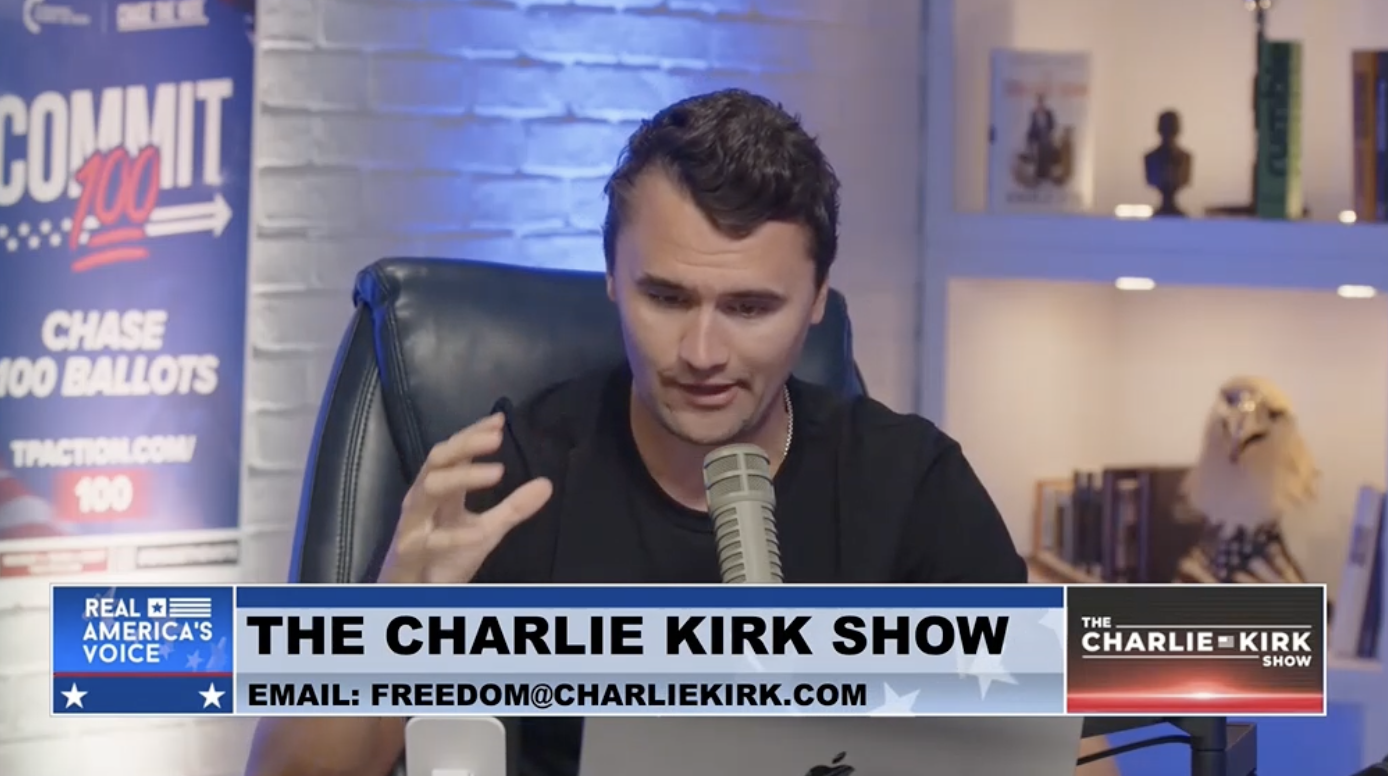 Charlie Kirk: Polls showing Kamala Harris in the lead are "psychological warfare" and a "propaganda campaign"