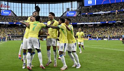 Vinicius brace helps Brazil to 4-1 Copa America win over Paraguay