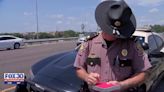 Florida Highway Patrol Auxiliary Unit helps broken-down cars on Memorial Day