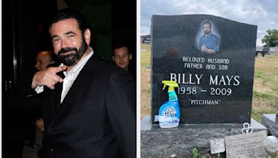 Bottle of Oxiclean Left Next to Billy Mays’ Tombstone