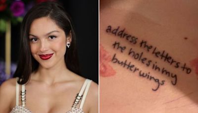 Olivia Rodrigo reacts to fan who got botched tattoo of a line from her song: 'This is the new lyric'