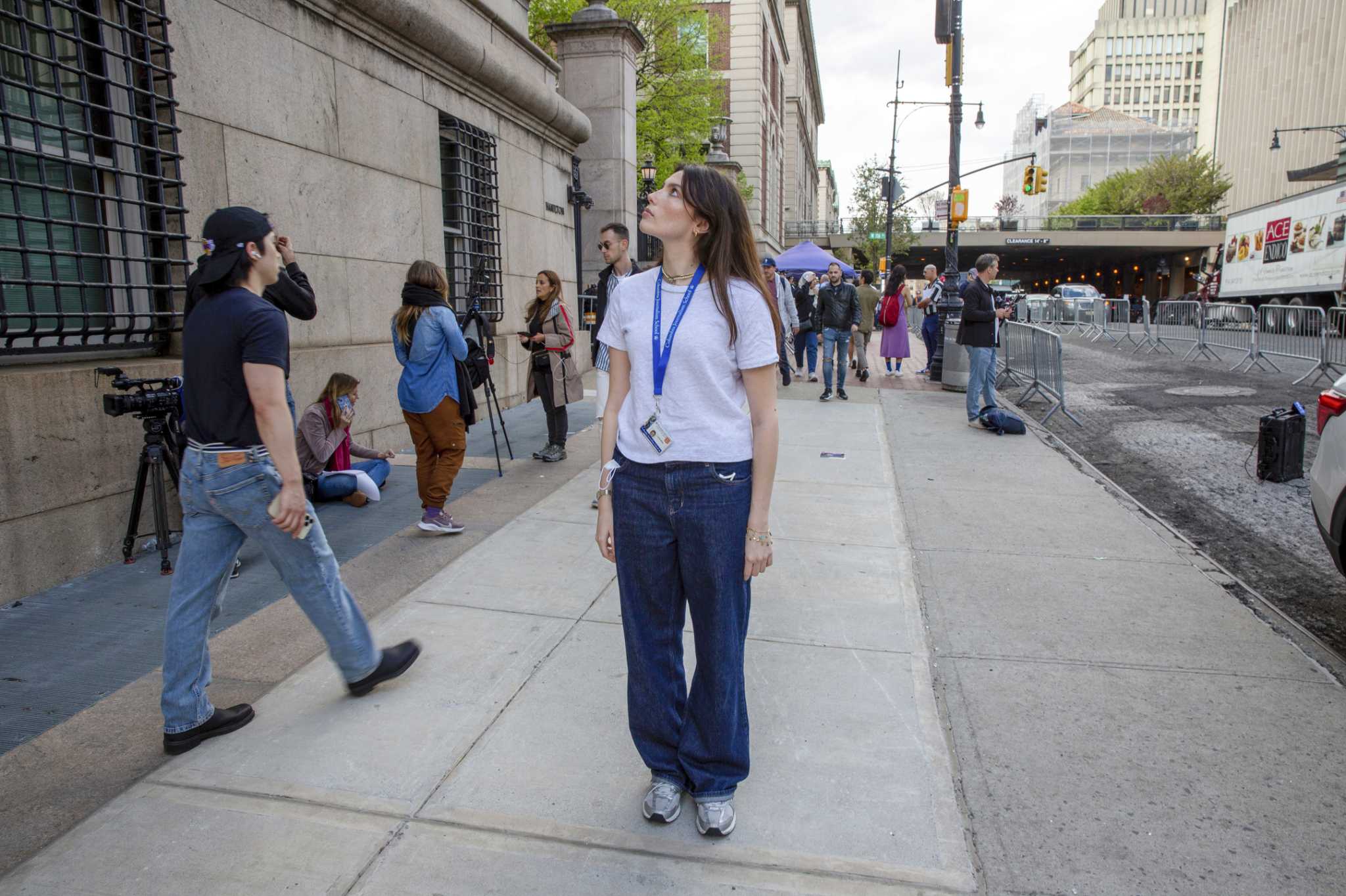 Columbia University student journalists had an up-close view for days of drama