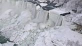 Cataratas del Niágara se congelan parcialmente debido al frío extremo