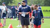 Why is Joe Judge listed among Patriots' defensive coaches?