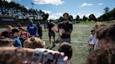 Two-time Super Bowl champ Noah Gray returns home to host football clinic