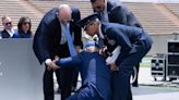 President Biden trips and falls while handing out diplomas at Air Force Academy graduation