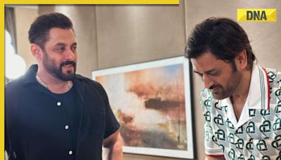Watch: Salman Khan celebrates 'kaptaan sahab' MS Dhoni's birthday, attends mid-night cake cutting ceremony