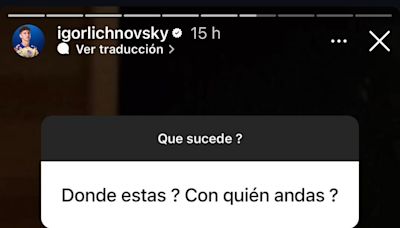 Igor Lichnovsky revienta a Faitelson y lo compara con un animal: “Lo vi con hambre y le puse David”