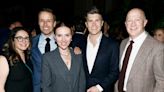 Scarlett Johansson, Colin Jost Sport Suits Before He Hosts WHCA Dinner
