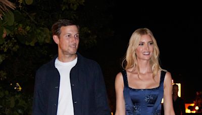 Ivanka Trump dons a mini dress for Miami date night with Jared Kushner