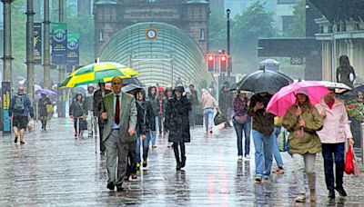 'Severe' thunderstorm warning issued - but glorious 33C sun is on the way