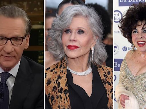 Bill Maher Claims Elizabeth Taylor and Jane Fonda Aren't His Type, Says He Prefers Younger Women