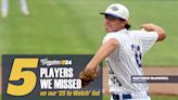 5 Connecticut high school baseball players we missed in the preseason 25 to watch