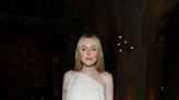 Dakota Fanning Is Angelic in a Gauzy White Layered Fendi Gown