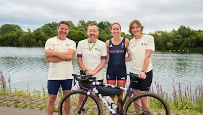 British Naturalist, Steve Backshall, joins Pedal for Paris with Chris Boardman