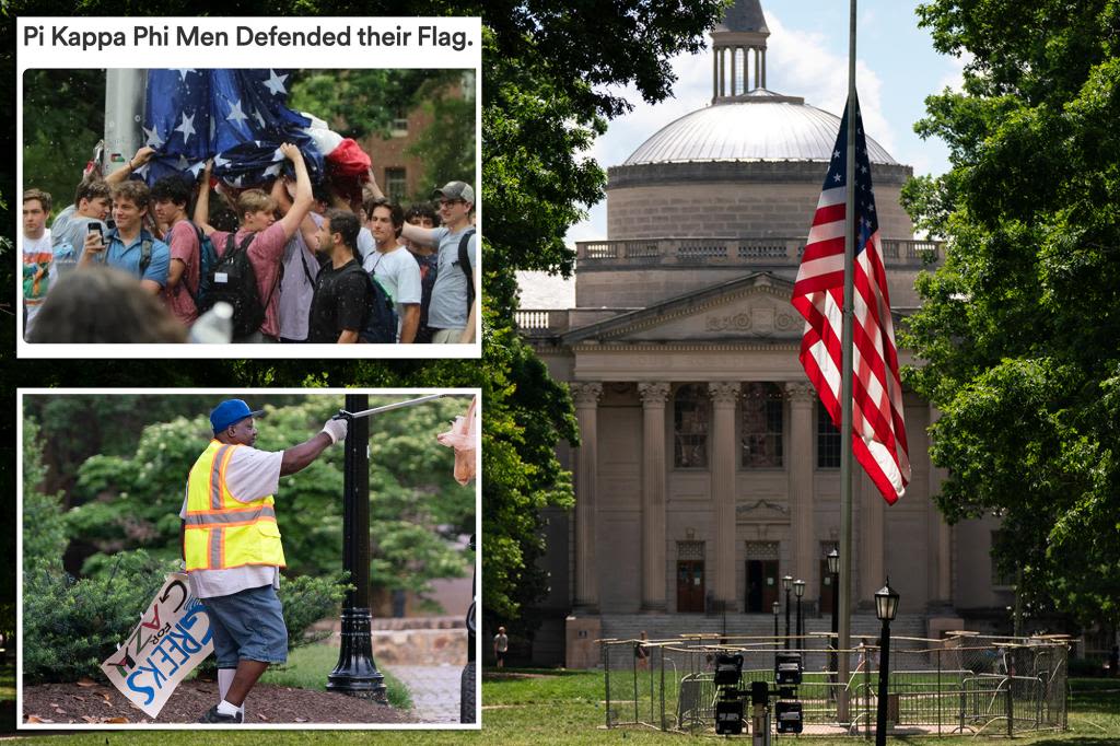 More than $124K raised for UNC frat brothers who protected American flag from anti-Israeli mob