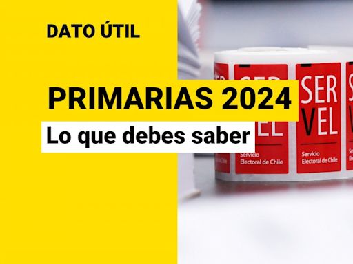 Cuándo son, quiénes votan, en qué comunas y más: Todo lo que debes saber de las elecciones primarias 2024