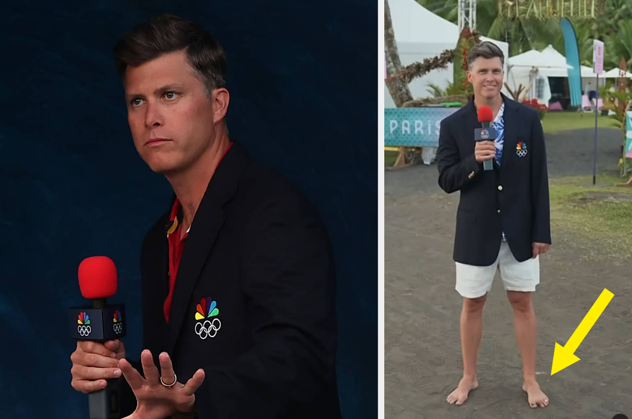 Everyone Is Talking About Colin Jost's 2024 Paris Olympics Injuries, Especially Since He's Not An Olympic Athlete