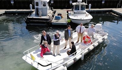 Improvements on the horizon in New Bedford Harbor. Feds see what their money is buying.