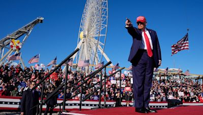 Trump tells Jersey Shore crowd he's being forced to endure 'Biden show trial' in hush money case