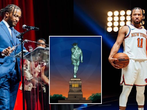‘Build the Statue’: Fans React as Jalen Brunson Takes USD 113M Pay Cut in Knicks Contract Inspired by Tom Brady, Patrick...