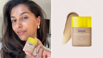 I Tried Supergoop's Protec(tint) Daily SPF Tint on My Olive-Toned Complexion