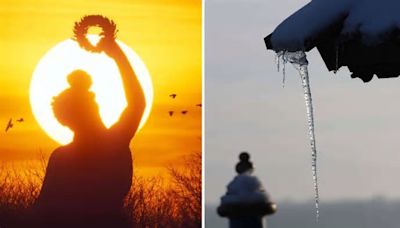 Deutschlands höchste und niedrigste gemessene Temperatur – beide Rekorde wurden in Bayern aufgestellt