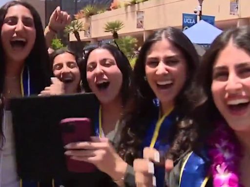 Amid protests, UCLA carries on with graduation