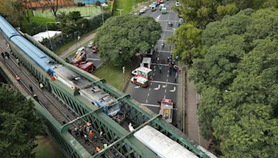 Choque de trenes en Palermo: decenas de heridos y fuerte operativo de SAME