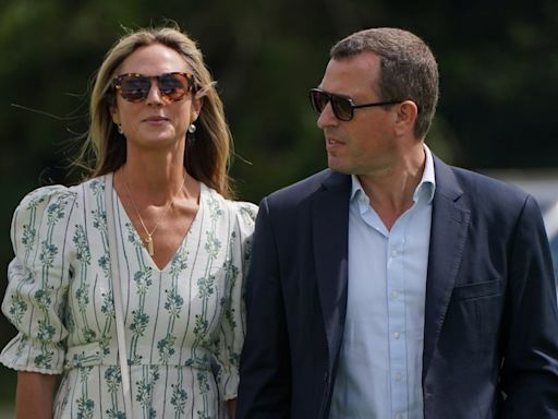 Peter Phillips and girlfriend watch William triumph in charity polo cup