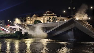 Whole section of Dresden bridge to be removed after sudden collapse