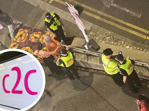 c2c issues statement on 'disturbing and violent scenes' on Southend seafront