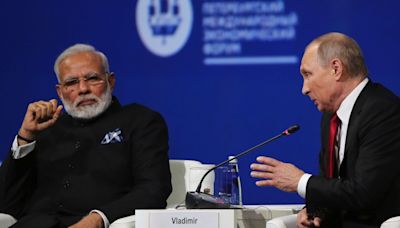 Modi’s Russia Visit Dents West’s Efforts to Cast Putin as Pariah