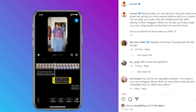 Instagram Users Can Now Add Multiple Audio Tracks In A Single Reel, Here Is How
