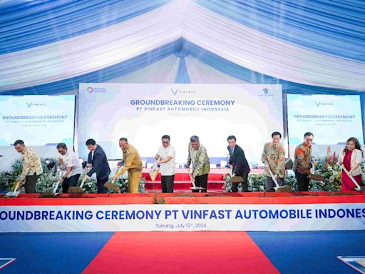 VinFast breaks ground on new EV assembly plant in Indonesia